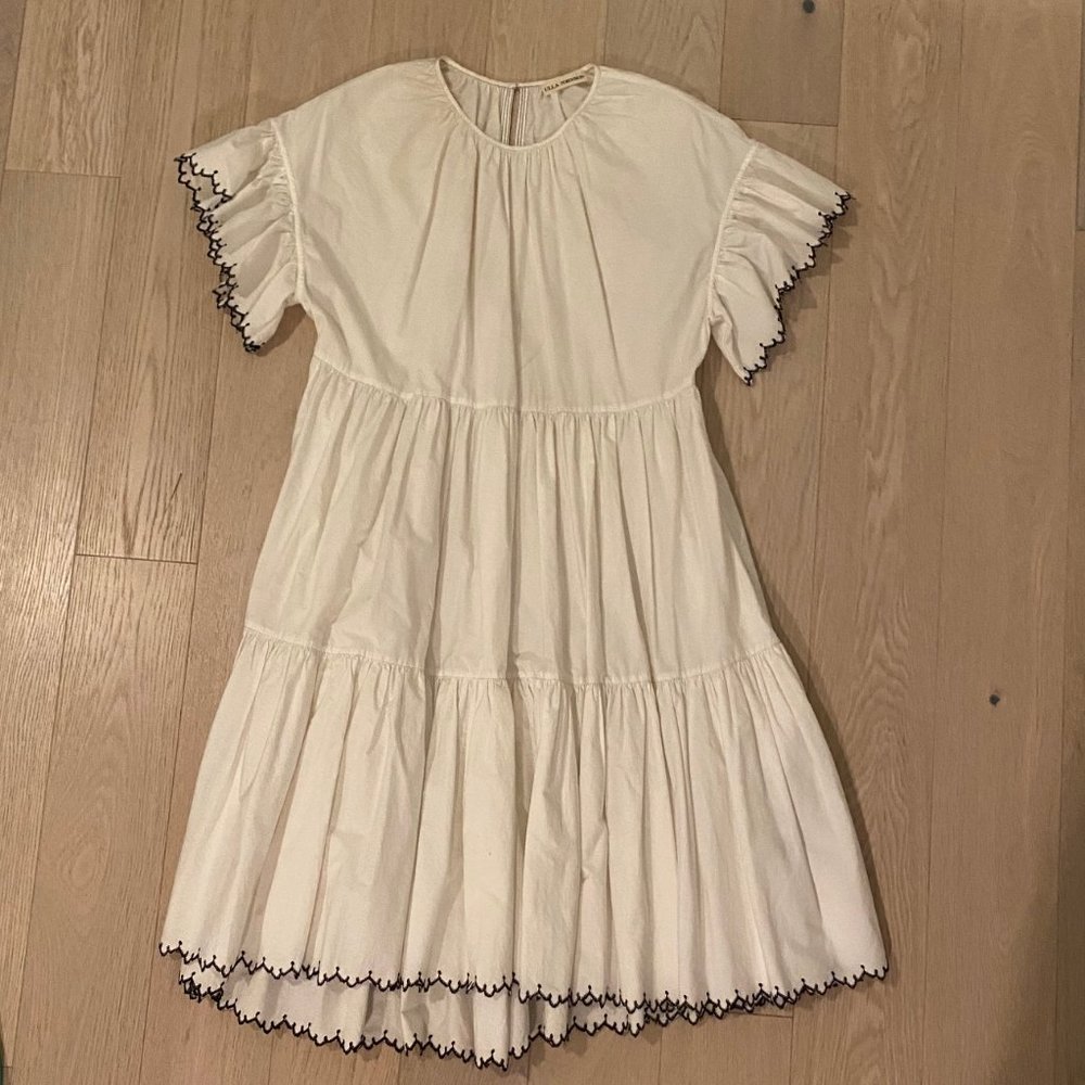 ULLA JOHNSON Rosemarie white cotton dress 4 boho